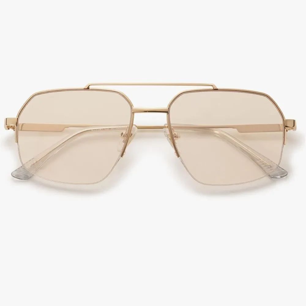 Clear trendy sunglasses